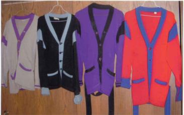 Captured Sweaters from various rival gangs