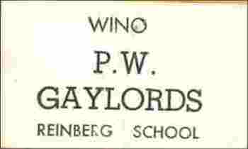 Reinberg Card honoring Wino