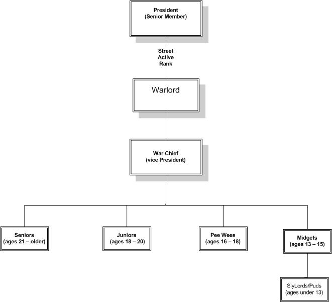 Gaylords Organizational Chart - Rank in the Gaylords Nation