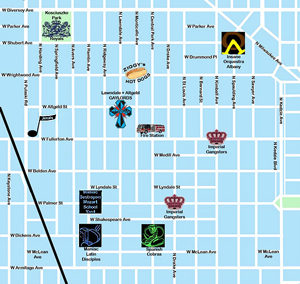 Lawndale and Altgeld Gaylord Turf Map