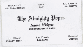 Almight Insane Popes Independence Park