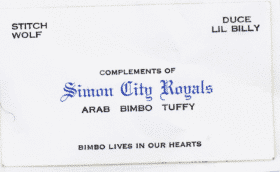 Simon City Royals | Tuffy Arab